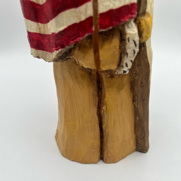 Captured Carvings by A Costanza 178 of 3000 Grand Ole Flag Santa Resin Limited - Picture 12 of 17